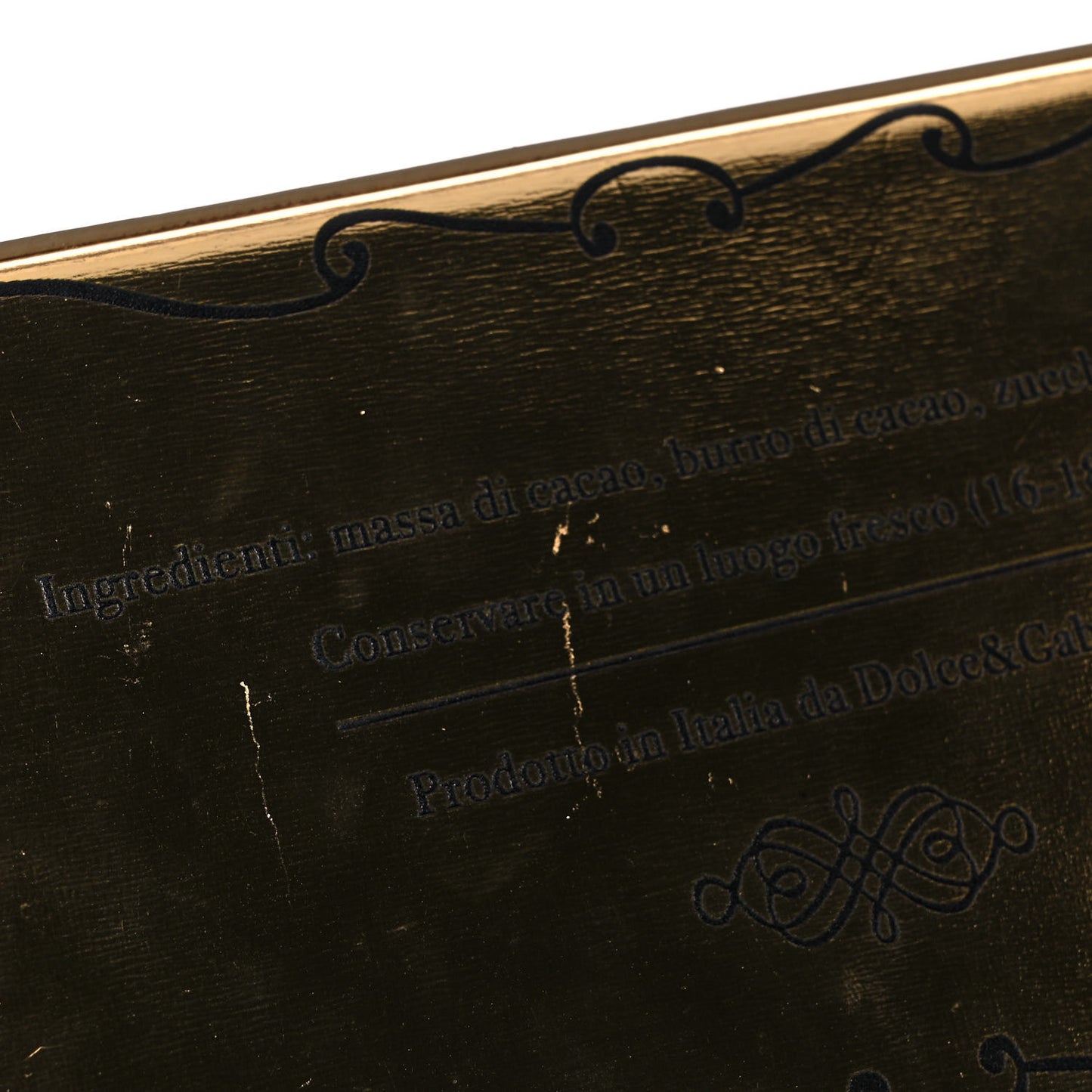 Metallic Calfskin Chocolate Bar Clutch Gold