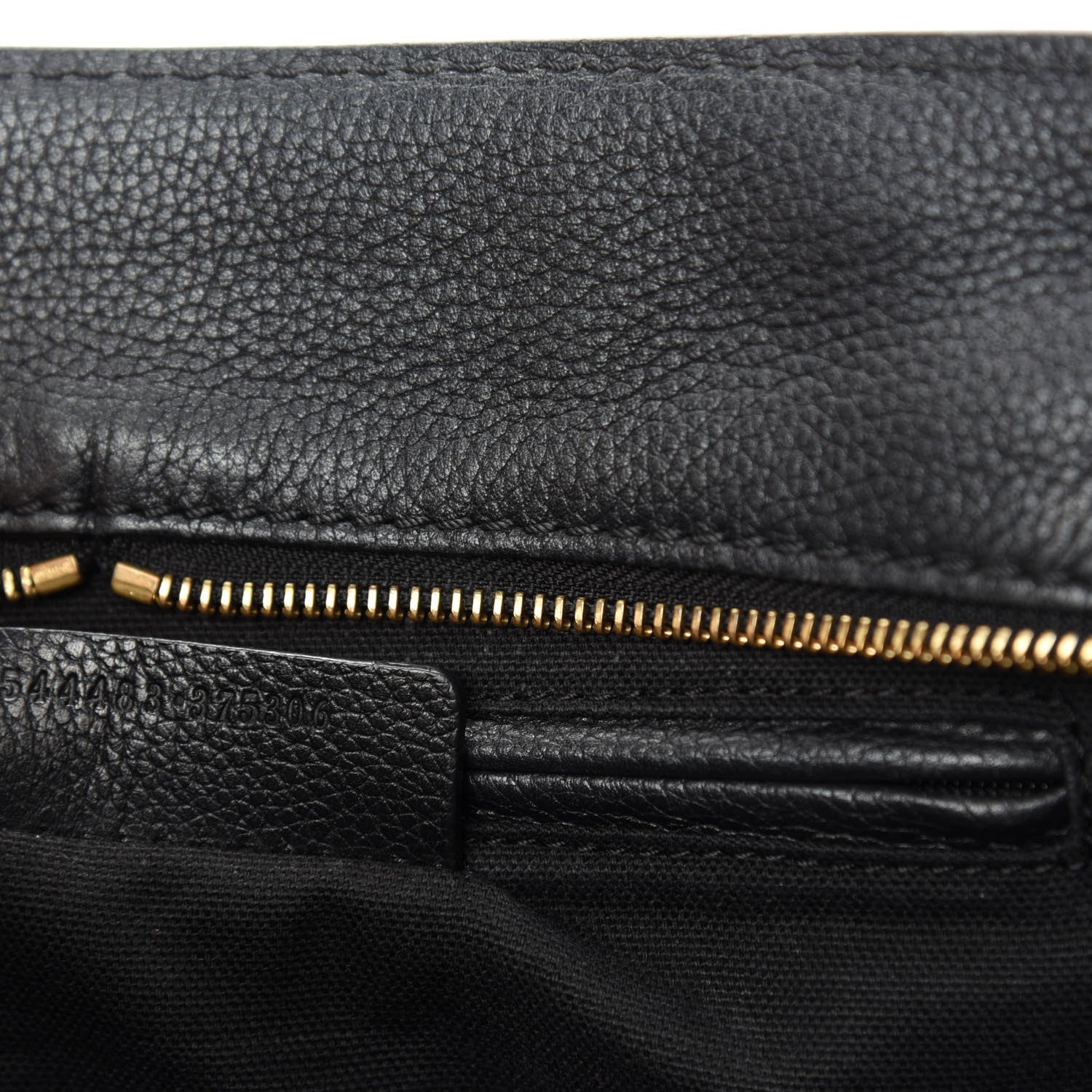 Alexander McQueen Pebbled Calfskin Small Skull Padlock Zip Around Tote Black 9 of 10