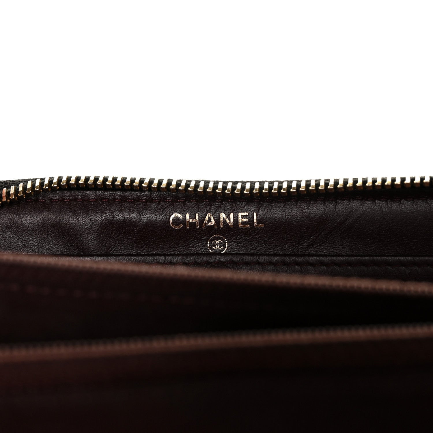 Chanel Caviar Quilted Large Gusset Zip Around Wallet Black 6 of 11