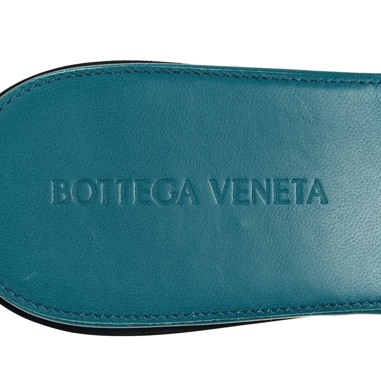 Bottega Veneta Nappa Quilted Rubber Lido Flat Sandals 37.5 Duck Green 8 of 10