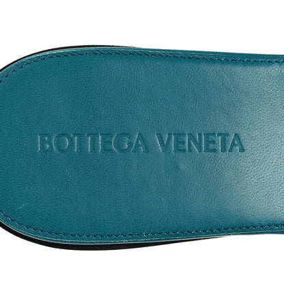 Bottega Veneta Nappa Quilted Rubber Lido Flat Sandals 37.5 Duck Green 8 of 10
