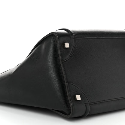 Celine Drummed Calfskin Mini Luggage Black 10 of 12