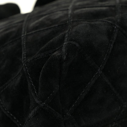 Chanel Suede Stitched Hobo Black 13 of 19