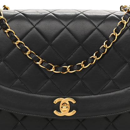 Chanel Lambskin Quilted Medium Single Flap Black 8 of 10