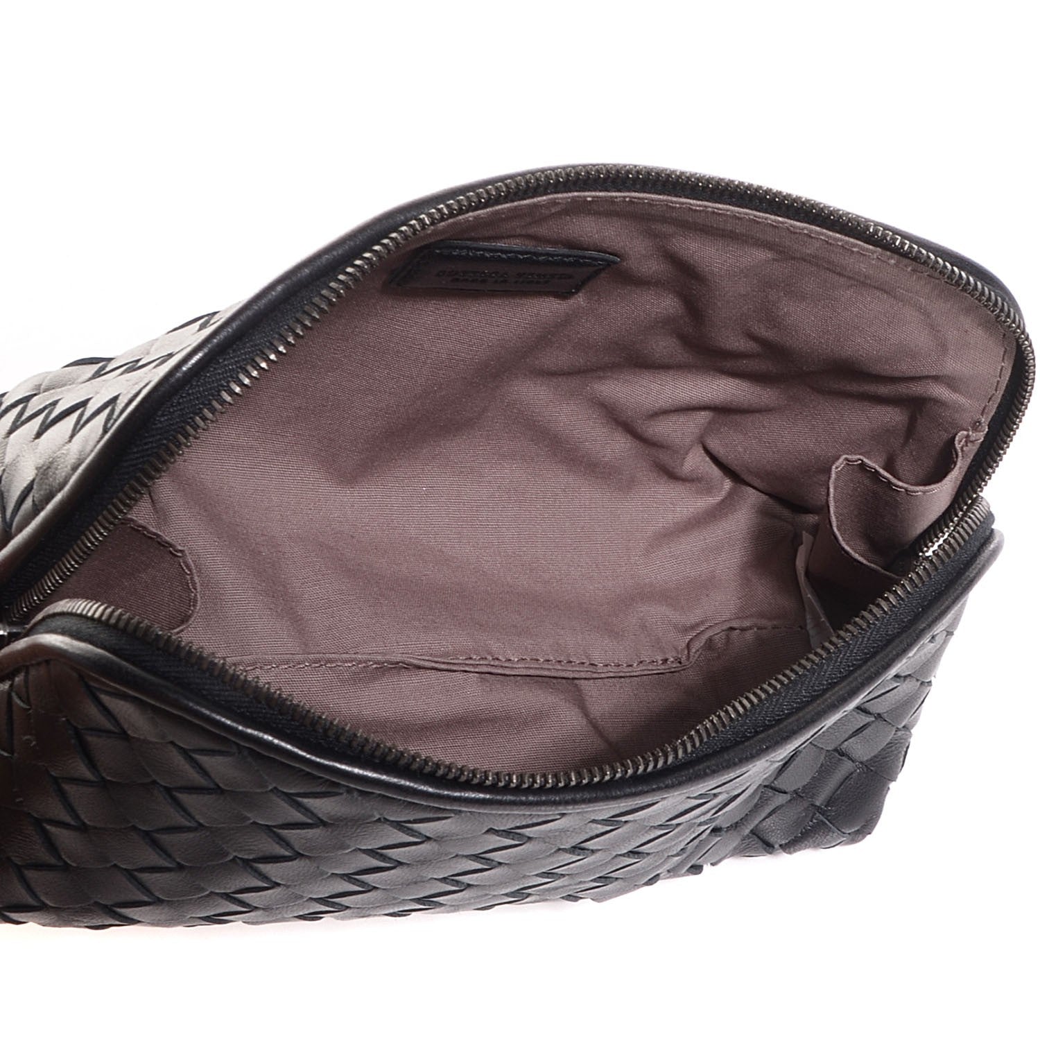 Bottega Veneta Nappa Intrecciato Cosmetic Case Nero Black 5 of 9