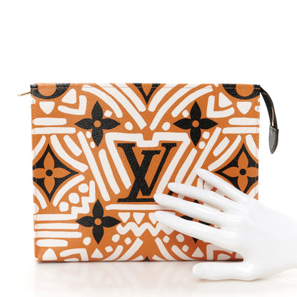 Louis Vuitton Monogram Giant Crafty Pochette Toiletry 26 Creme Caramel 2 of 10