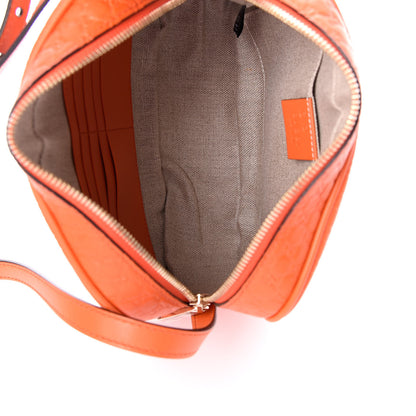 Gucci Soft Microguccissima Mini Bree Messenger Bag Sun Orange 5 of 9