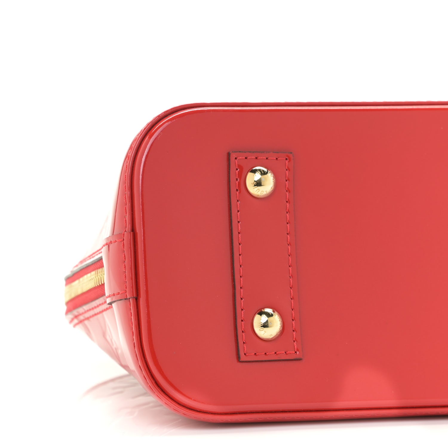 Louis Vuitton Vernis Alma BB Cherry 5 of 8