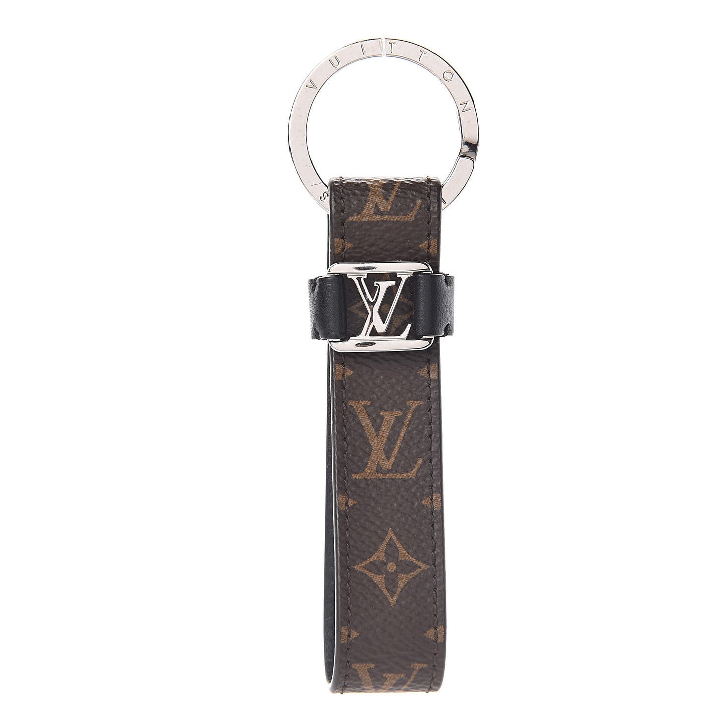 Monogram LV Dragonne Bag Charm Key Holder