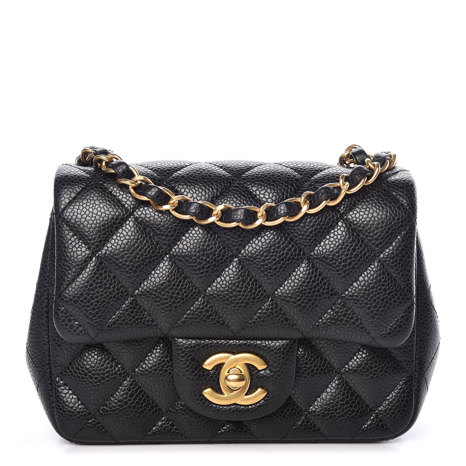 Chanel Caviar Quilted Mini Square Flap Black 1 of 10