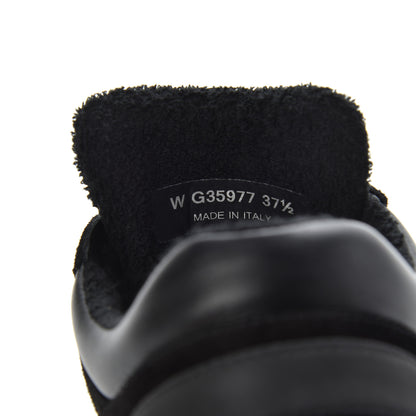 Chanel Fabric Calfskin Suede CC Sneakers 37.5 Black 8 of 16