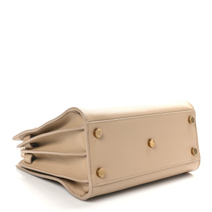 Saint Laurent Grained Calfskin Baby Sac De Jour Souple Dark Beige 5 of 10