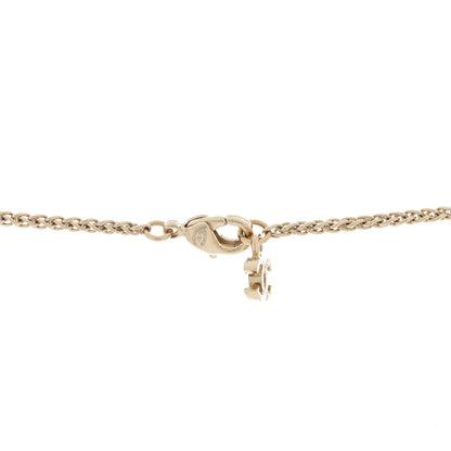 Chanel Pearl CC Pendant Necklace Light Gold 3 of 3