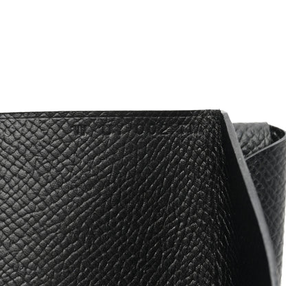 Hermes Epsom Calvi Duo Card Case Black 7 of 8