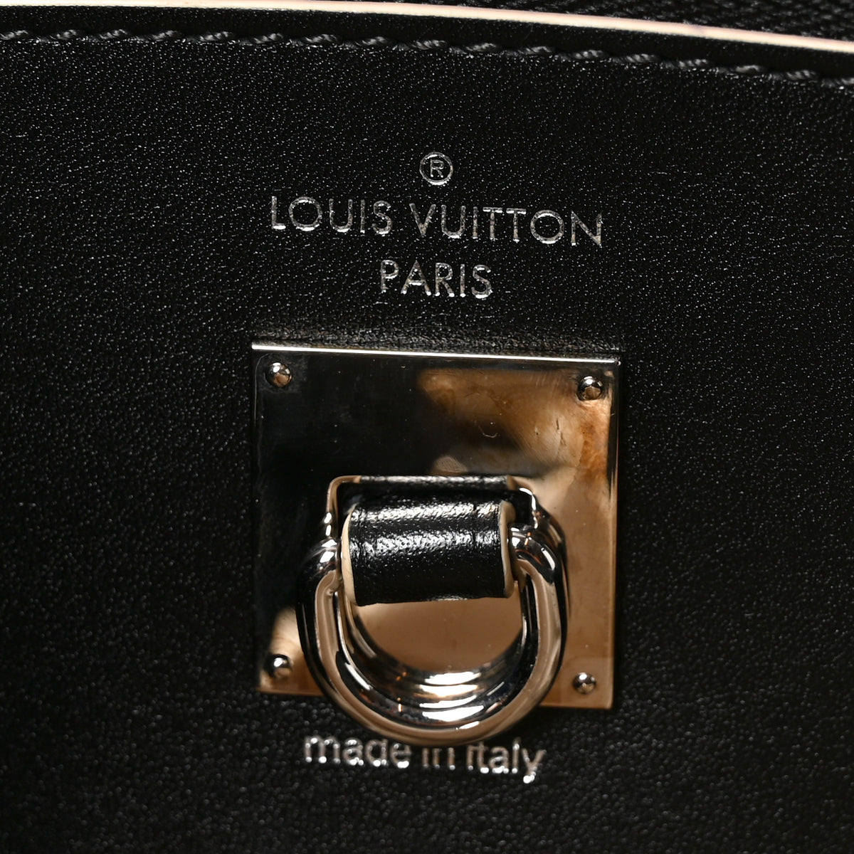 Louis Vuitton Calfskin World Tour City Steamer MM Black 6 of 9