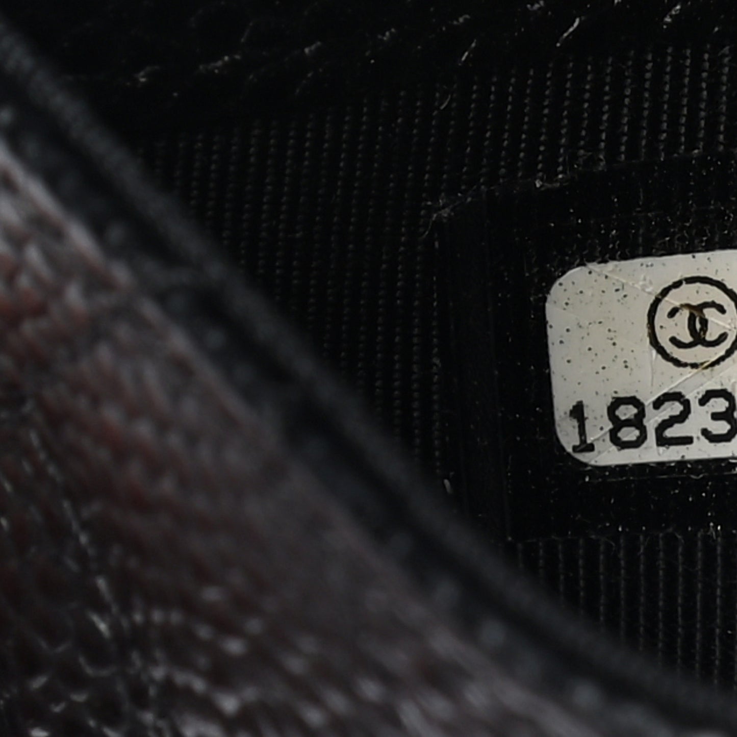 Caviar Quilted Flap Card Holder Black