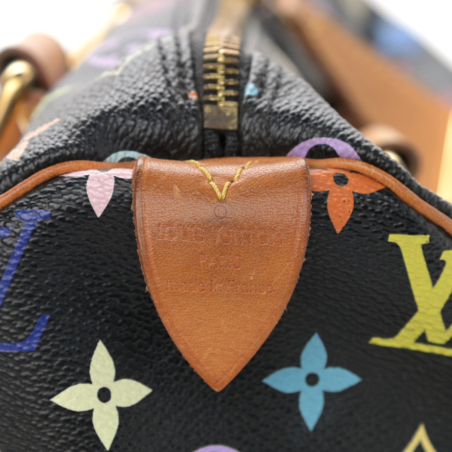 Louis Vuitton Monogram Multicolor Speedy 30 Black 6 of 13
