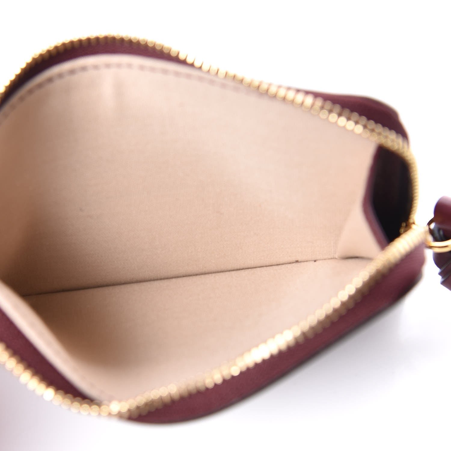 Chloe Calfskin Alphabet Purse Wallet Burnt Brown 5 of 7