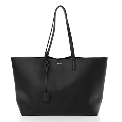 Saint Laurent Calfskin Large Shopping Tote Black 3 of 11