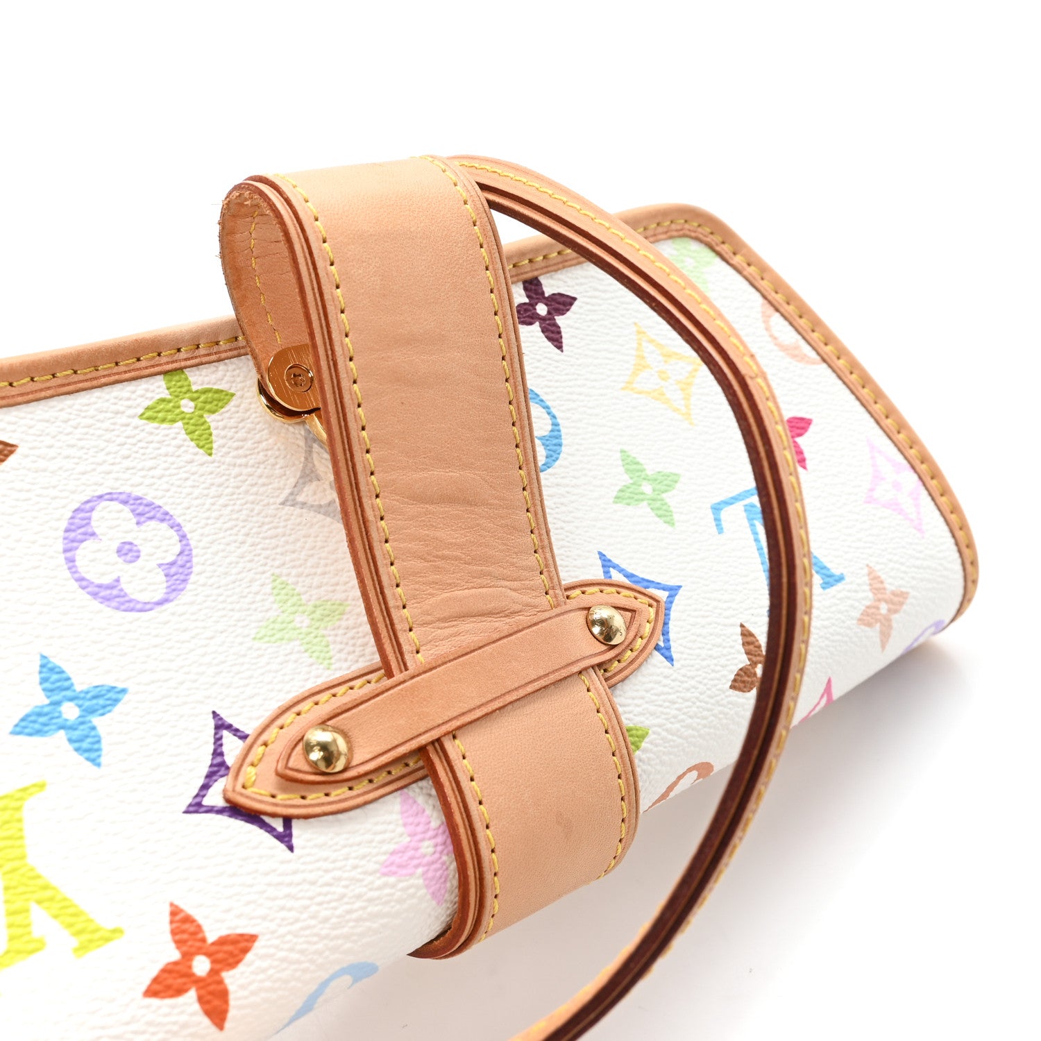 Louis Vuitton Monogram Multicolor Shirley White 10 of 10