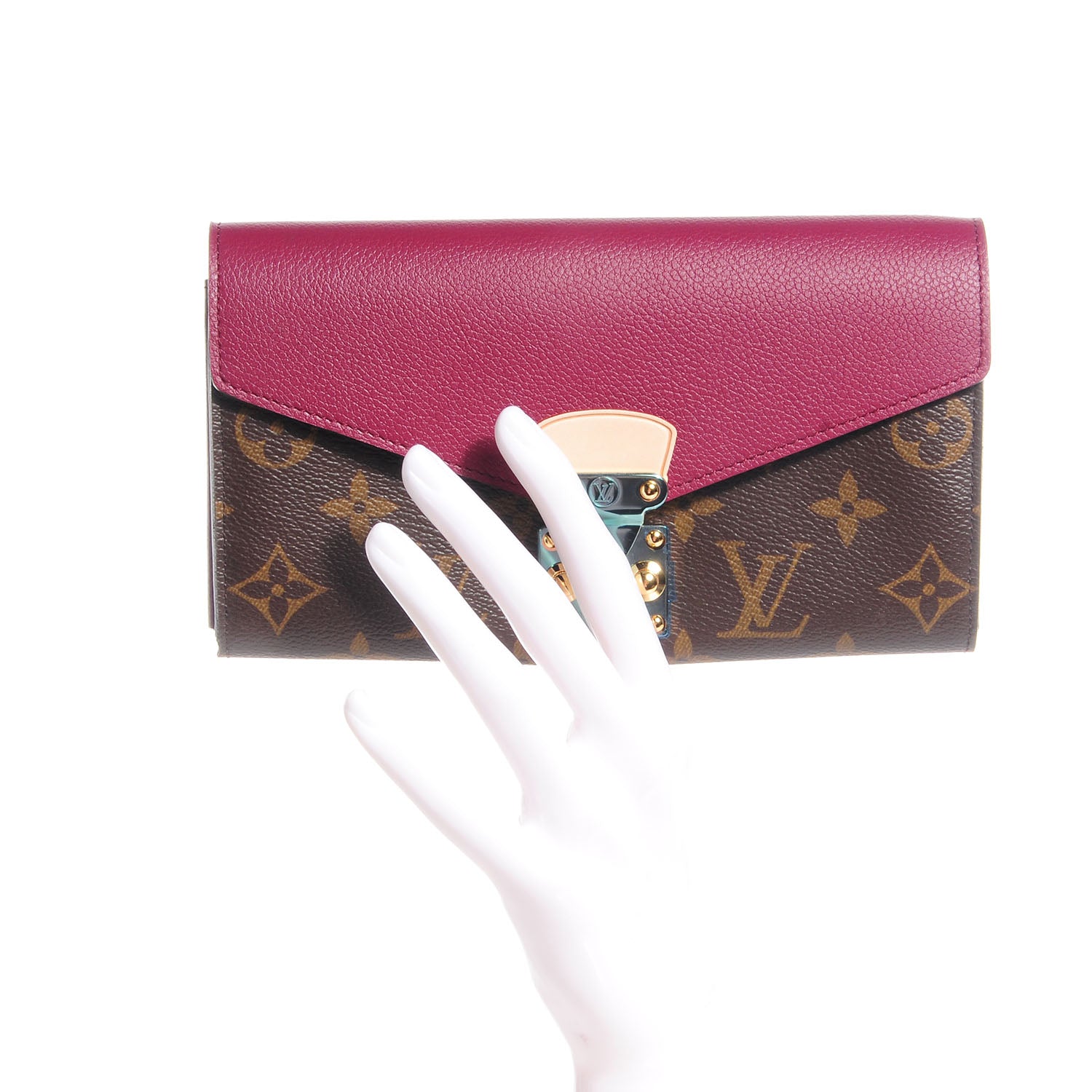 Louis Vuitton Monogram Pallas Wallet Aurore 2 of 9