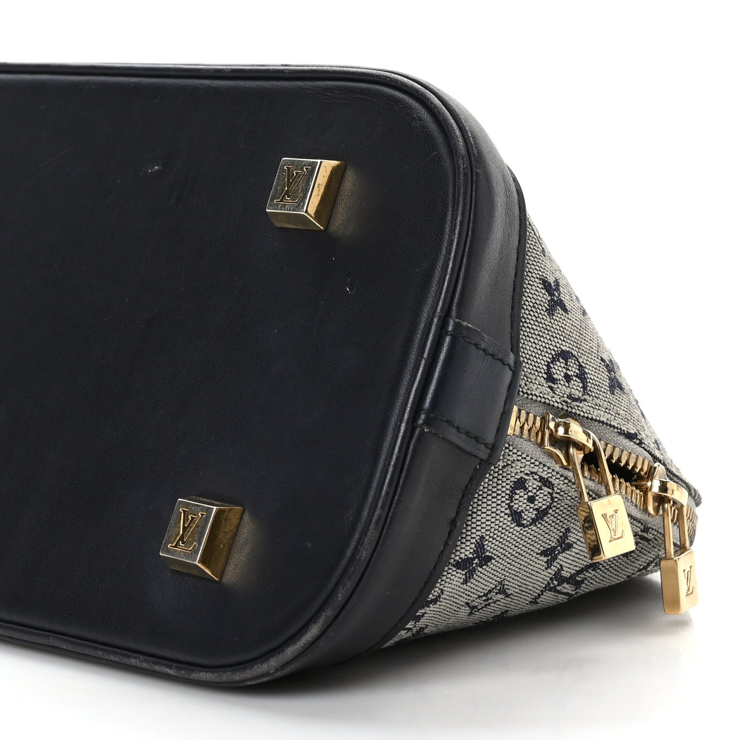 Mini Monogram Alma Long Blue