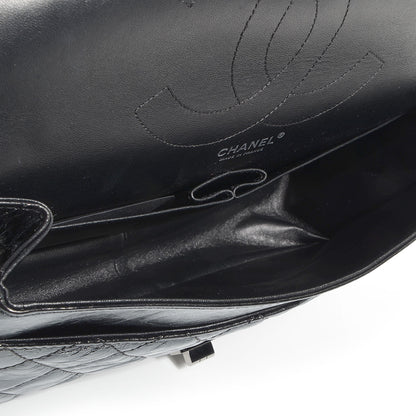 Chanel Glazed Calfskin 2.55 Reissue 227 Flap Black 5 of 9
