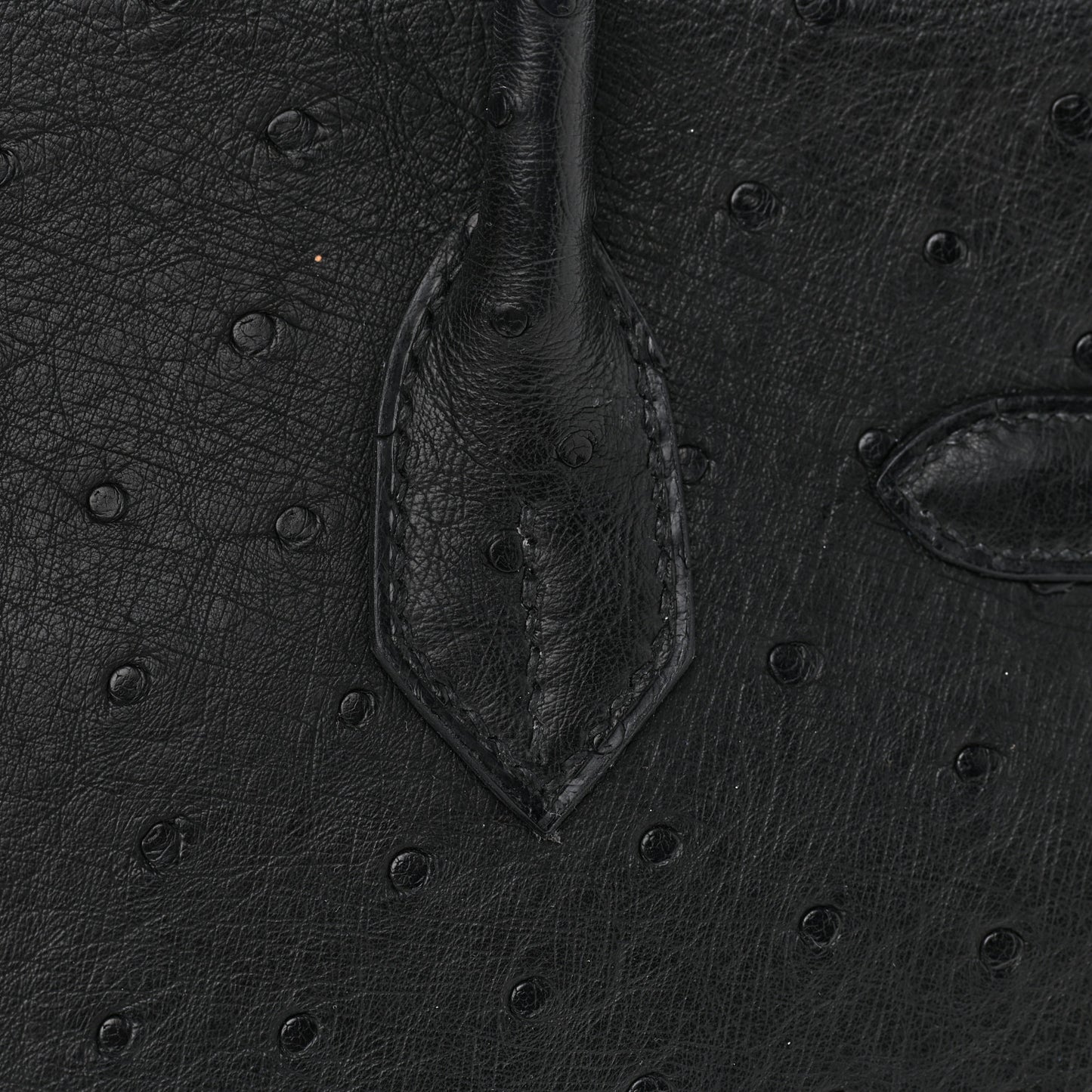 Ostrich Birkin 30 Black