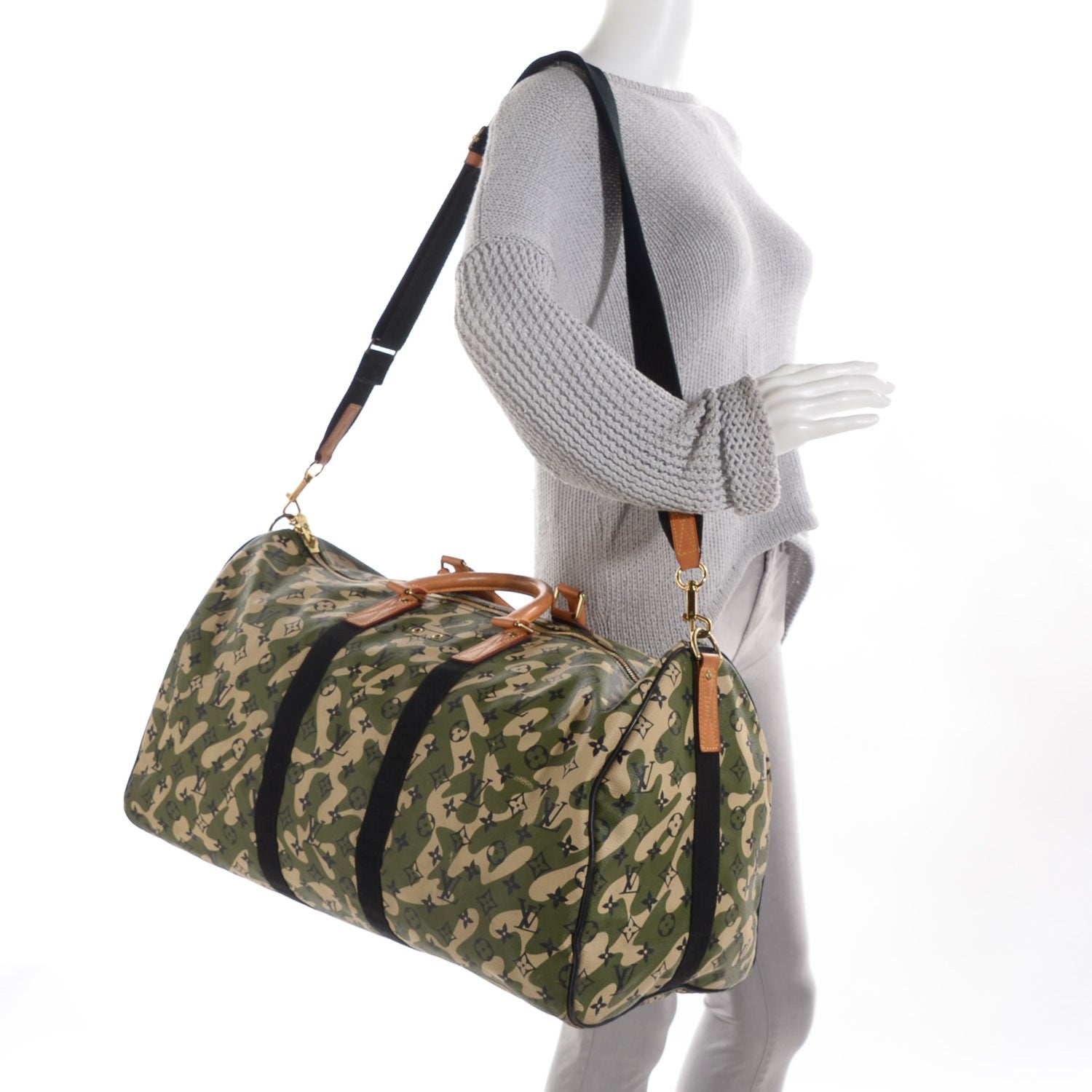 Louis Vuitton Monogramouflage Keepall 55 2 of 7