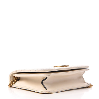 Gucci Calfskin Matelasse GG Marmont Mini Bag White 3 of 14