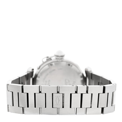 Cartier Stainless Steel 35mm Pasha C Automatic Watch Blue 3 of 4