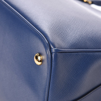 Prada Saffiano Lux Medium Tote Bluette 15 of 17