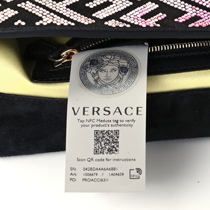 Fendi X VERSACE Calfskin Sequin Fendace FF Baguette Black Multicolor 7 of 12