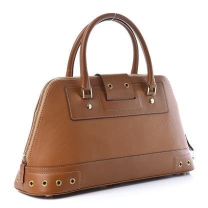 Christian Dior Grained Calfskin Street Chic Top Handle Bag Brown 3 of 11