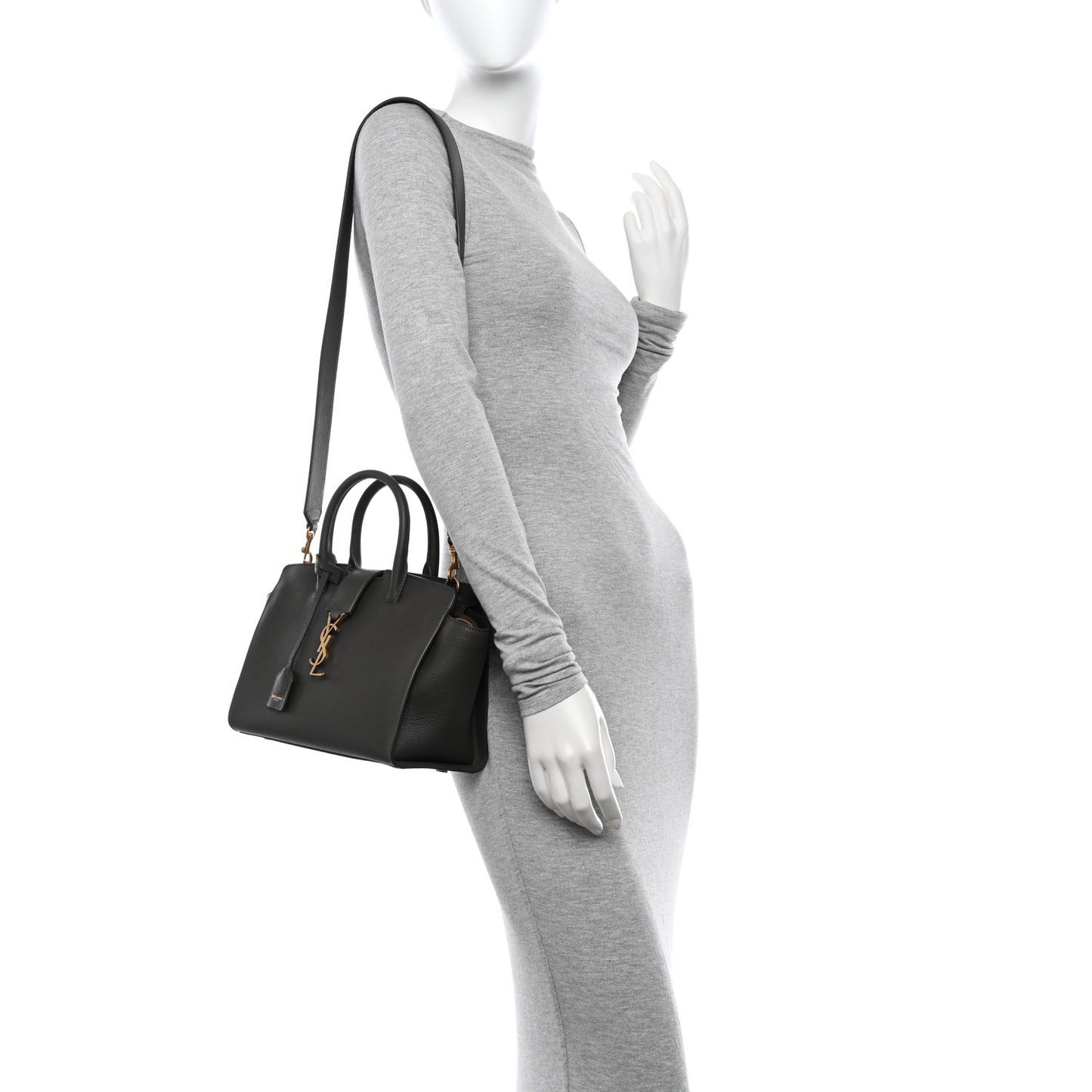 Calfskin Baby Monogram Downtown Cabas Pebble