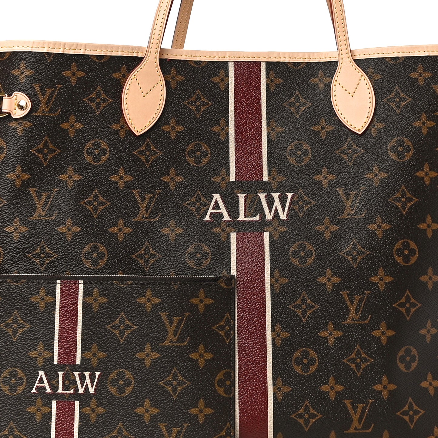 Monogram My LV Heritage Neverfull GM Fuchsia White