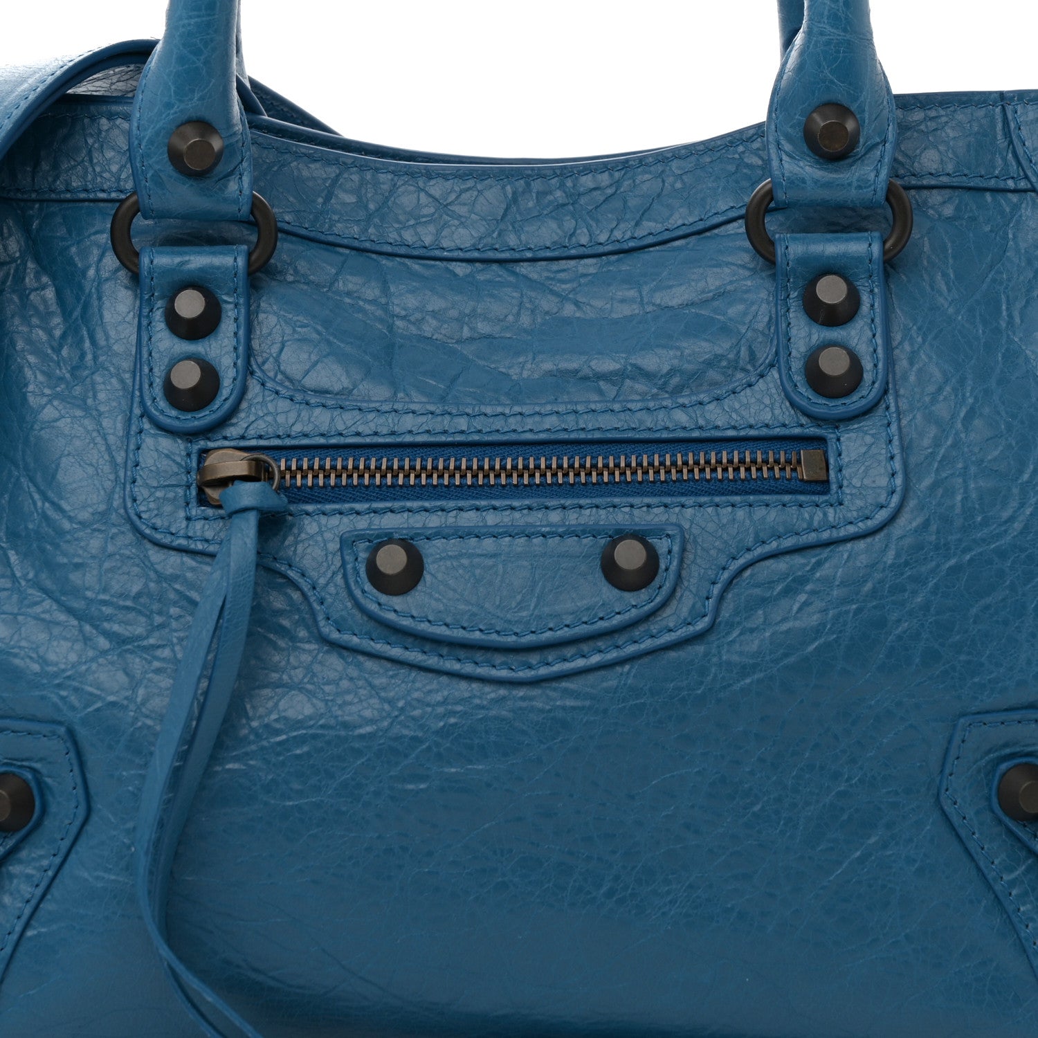 Balenciaga Agneau Arena Classic Hardware Small Le City Blue 8 of 11