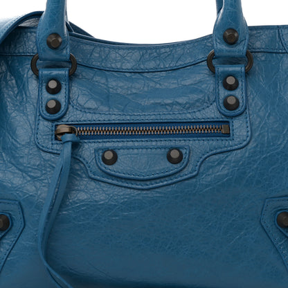 Balenciaga Agneau Arena Classic Hardware Small Le City Blue 8 of 11