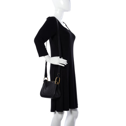 Chloe Grained Calfskin Nano Hayley Hobo Black 2 of 10