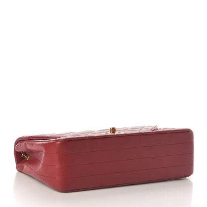 Chanel Lambskin Quilted Small Single Flap Red 4 of 12