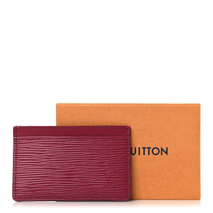 Louis Vuitton Epi Card Holder Fuchsia 7 of 7