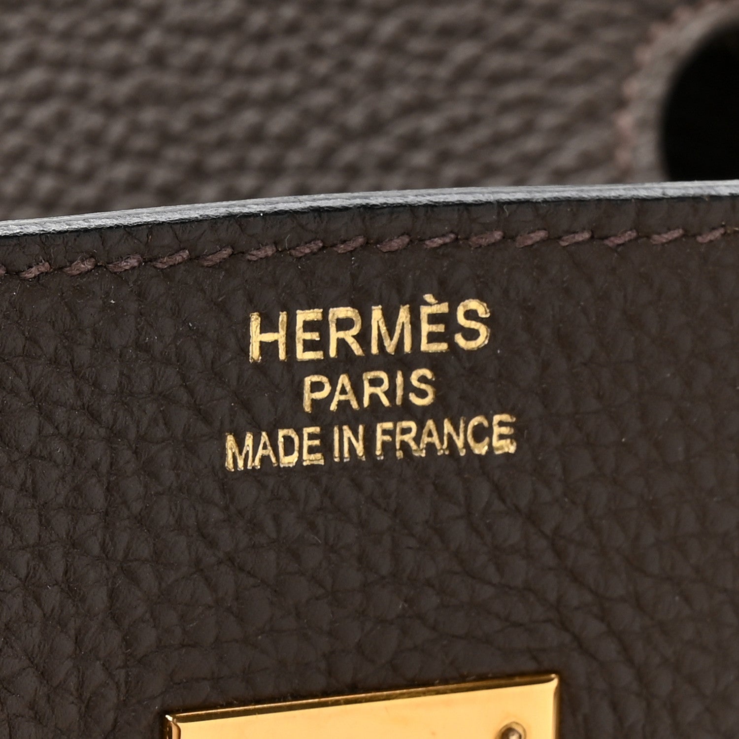 Hermes Taurillon Clemence BIRKIN 35 Cafe 6 of 16