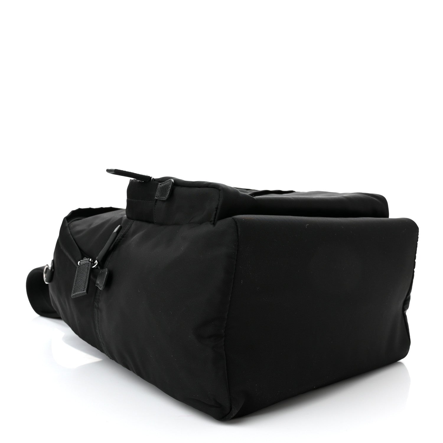 Prada Nylon Tessuto Saffiano Backpack Black 4 of 11