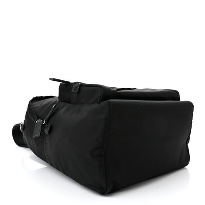 Prada Nylon Tessuto Saffiano Backpack Black 4 of 11