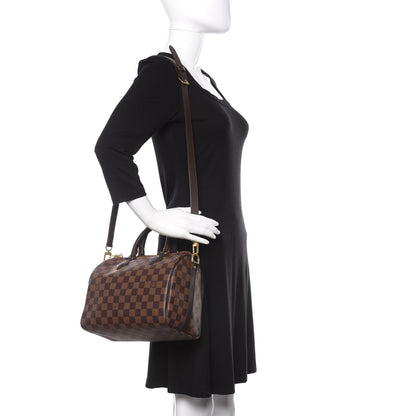 Louis Vuitton Damier Ebene Speedy Bandouliere 25 2 of 11