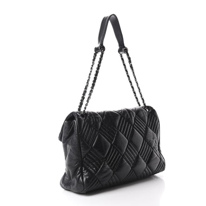 Chanel Lambskin In and Out XL Maxi Flap Black 3 of 11