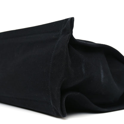 Saint Laurent Linen Calfskin Rive Gauche North South Tote Black 10 of 11
