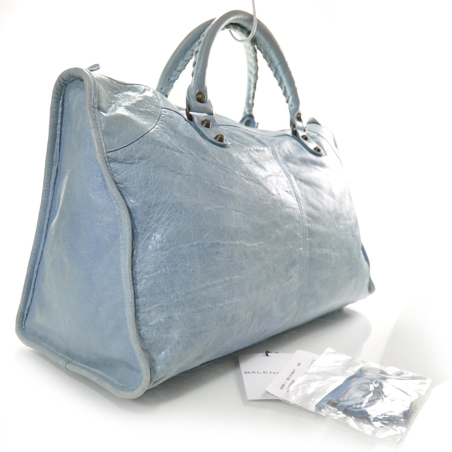Balenciaga Chevre Work Ice Bleu 2 of 11