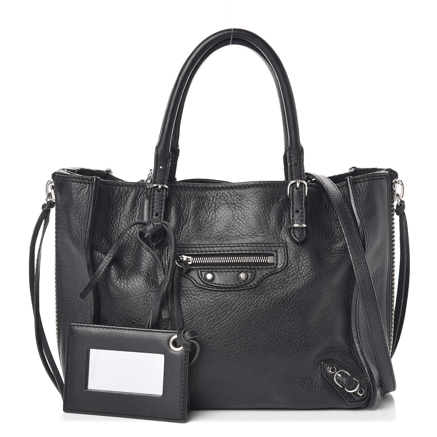Balenciaga Calfskin Papier Mini A4 Tote Black 1 of 16