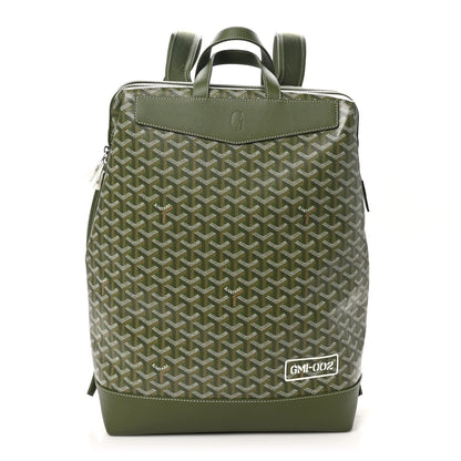 Goyard Goyardine Calfskin Cisalpin MM Backpack Khaki 1 of 9
